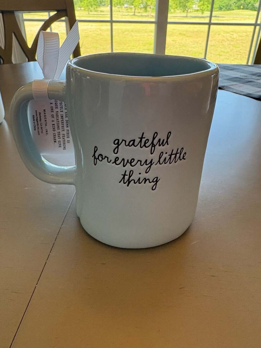 Rae Dunn Artisan Collection Grateful For Every Little Thing Floral Mug